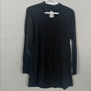 Woman’s M Elegant Black Long Sleeve Dress Small